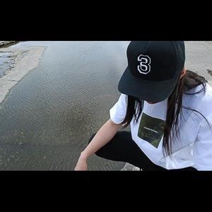 Mens Black Bloodbath 3 SnapBack Hat🧢🖤3️⃣🔑